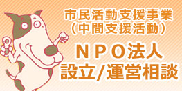 NPO法人設立/運営相談